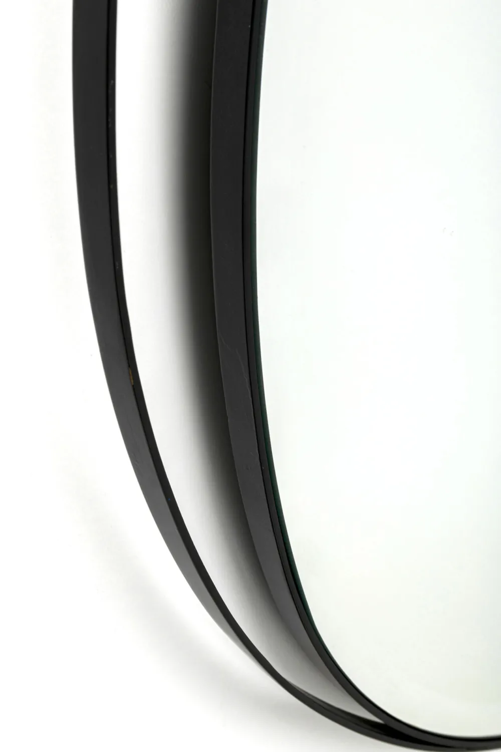 KARE Design Peilit*Bonita Seinäpeili, Musta Ø80cm