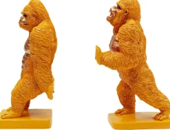 KARE Design Kirjatuet*Bookend Gorilla Orange (2/Set)