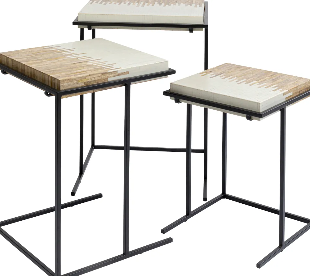 KARE Design Sohvapöydät*Bora Bora Sivupöytä (3/Setti)