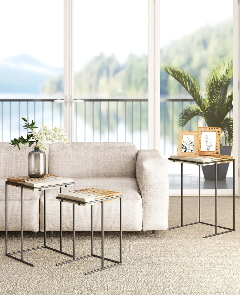 KARE Design Sohvapöydät*Bora Bora Sivupöytä (3/Setti)