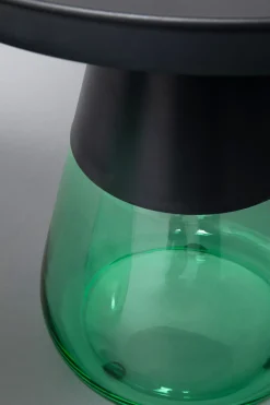 KARE Design Sohvapöydät|Olohuone*Bottiglia Sivupöytä, Vihreä/musta Ø 60cm