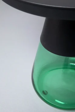 KARE Design Sohvapöydät|Olohuone*Bottiglia Sivupöytä, Vihreä/musta Ø50cm