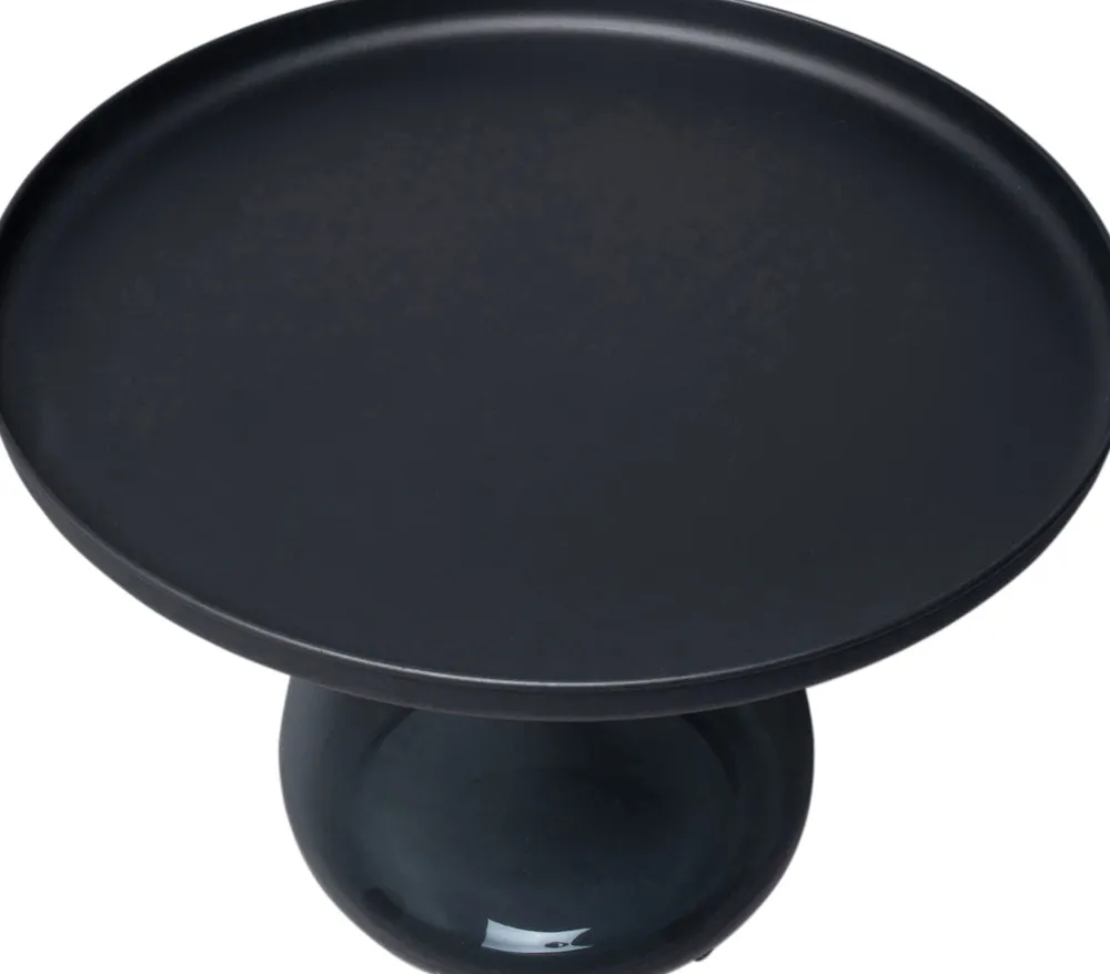 KARE Design Sohvapöydät|Olohuone*Bottiglia Smoke Sivupöytä, Musta Ø 60cm