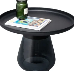 KARE Design Sohvapöydät|Olohuone*Bottiglia Smoke Sivupöytä, Musta Ø 60cm