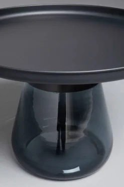 KARE Design Sohvapöydät|Olohuone*Bottiglia Smoke Sivupöytä, Musta Ø 60cm