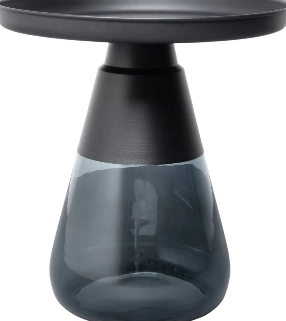 KARE Design Sohvapöydät|Olohuone*Bottiglia Smoke Sivupöytä, MustaØ50cm