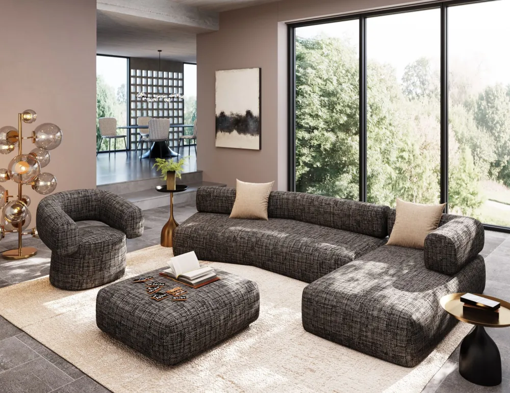 KARE Design Olohuone|Kulmasohvat*Bow Kulmasohva Oikea