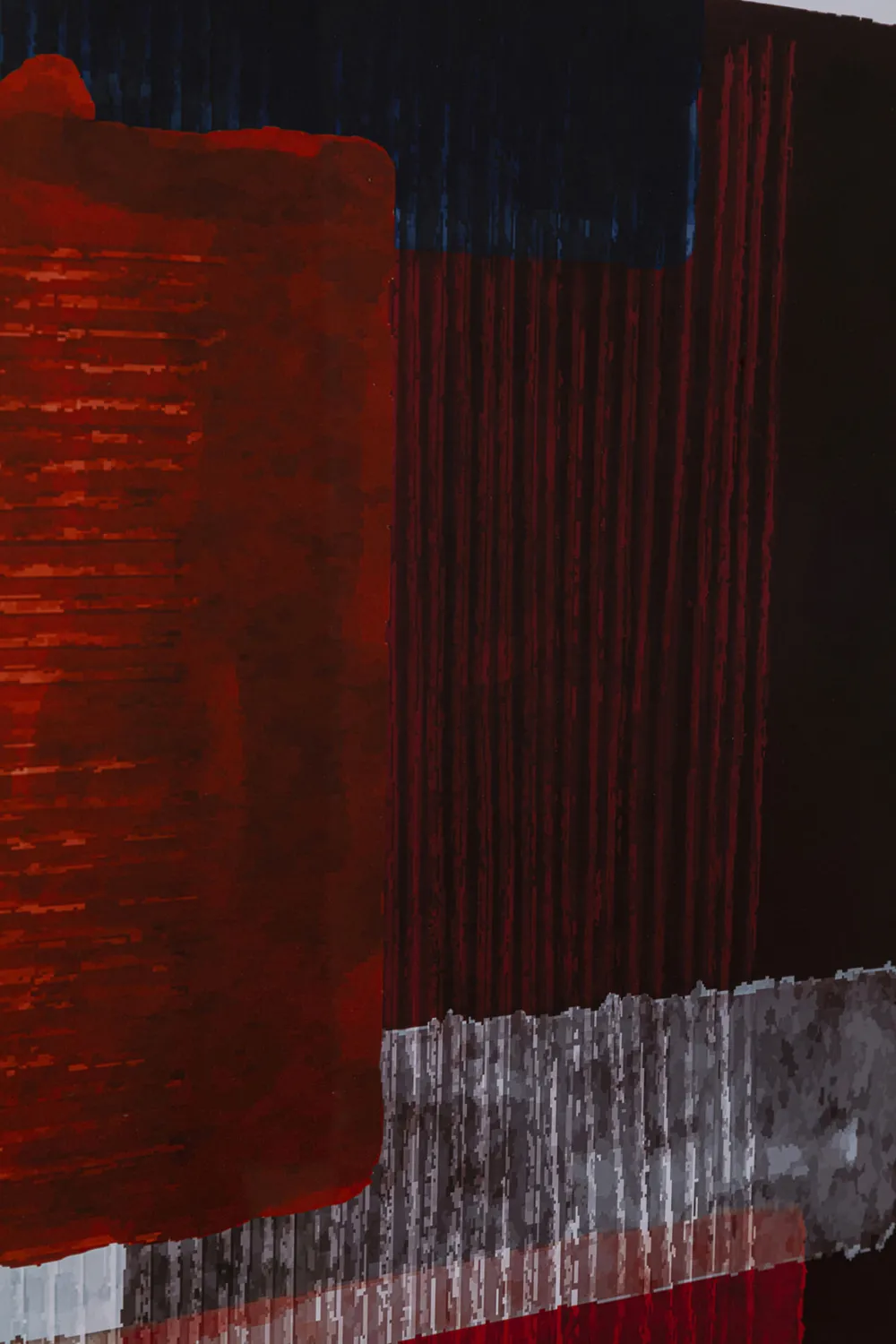 KARE Design Taulut|Olohuone*Box Back Red Kehystetty Taulu 60x80cm