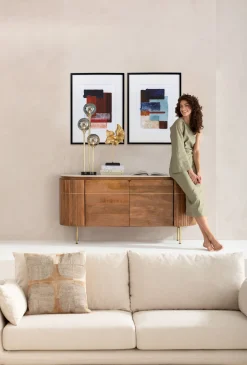 KARE Design Taulut|Olohuone*Box Back Red Kehystetty Taulu 60x80cm