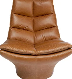 KARE Design Nojatuolit*Bridge Nojatuoli, Nahka, Ruskea