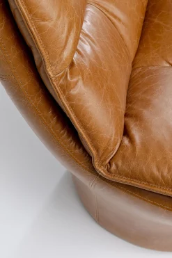 KARE Design Nojatuolit*Bridge Nojatuoli, Nahka, Ruskea