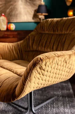 KARE Design Tuolit*Bristol Kääntyvä Nojatuoli, Keltainen