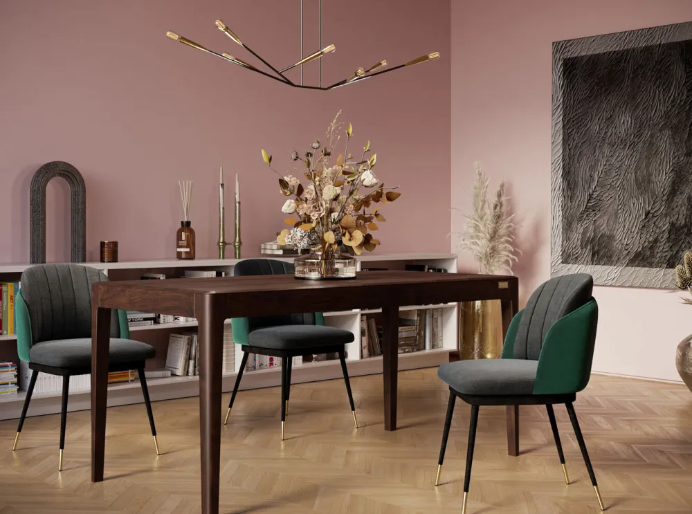 KARE Design Pöydät*Brooklyn Pöytä, Pähkinä Walnut 80x160cm