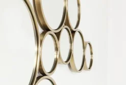 KARE Design Peilit*Bubbles Seinäpeili, Messinki 138x93cm