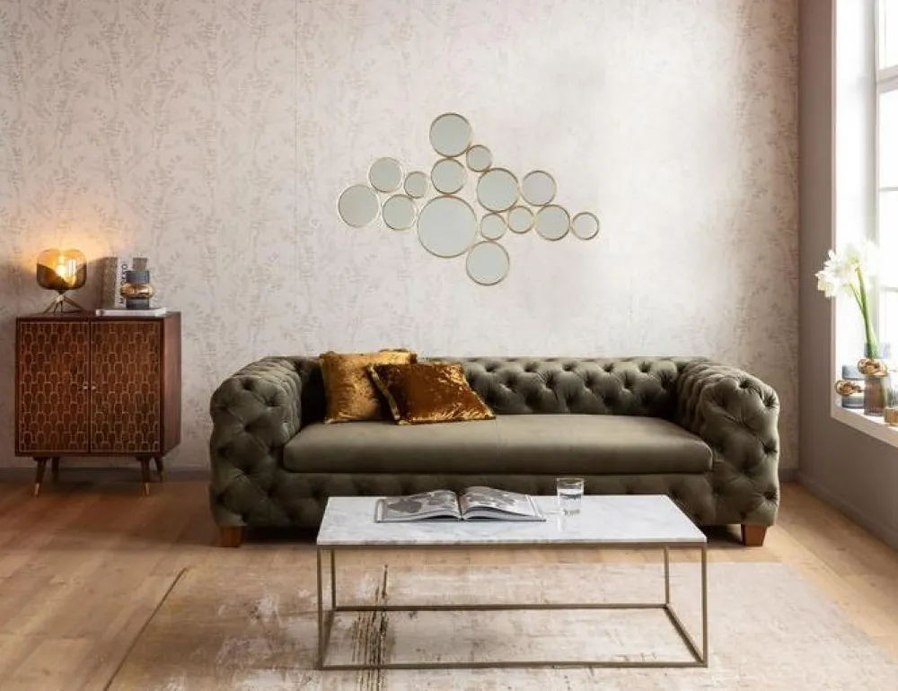 KARE Design Peilit*Bubbles Seinäpeili, Messinki 138x93cm