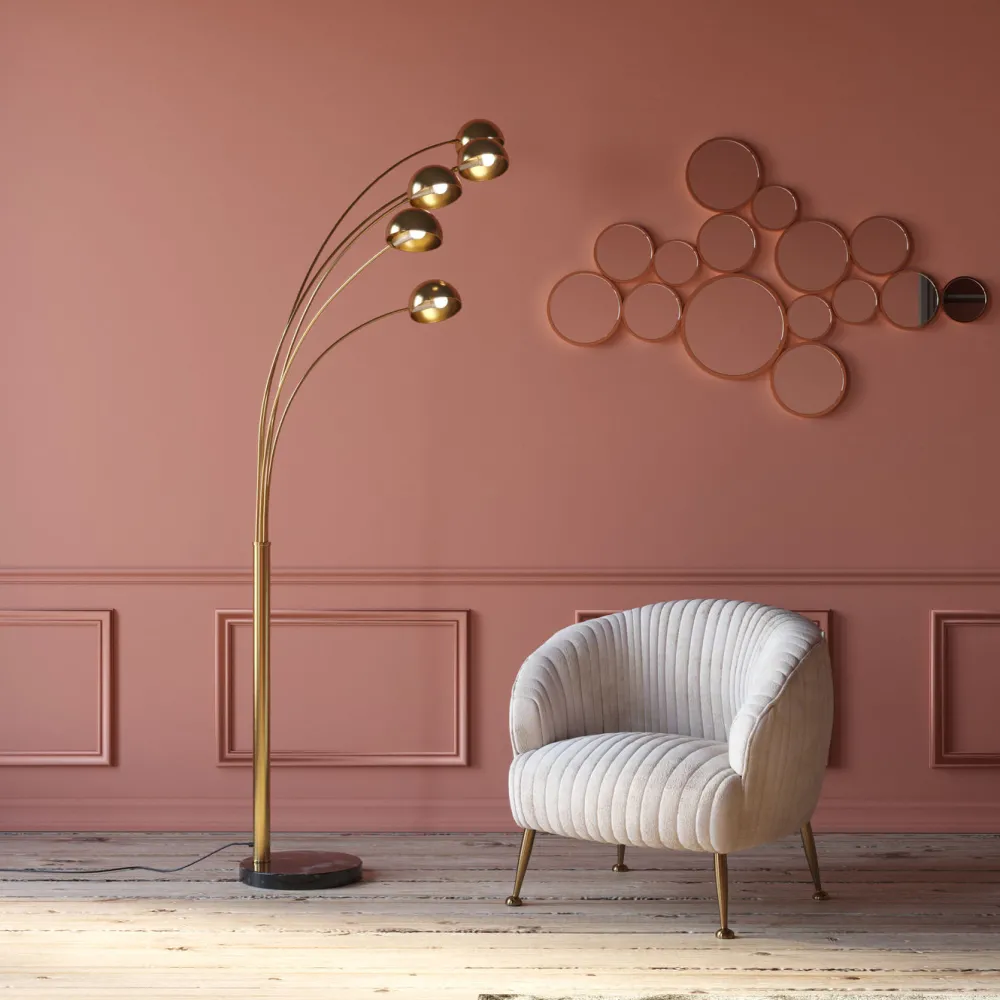 KARE Design Peilit*Bubbles Seinäpeili, Messinki 138x93cm