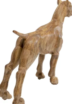 KARE Design Jalalliset Koriste-Esineet*Bulldog Wood Puinen Koriste-esine 70x78 Cm