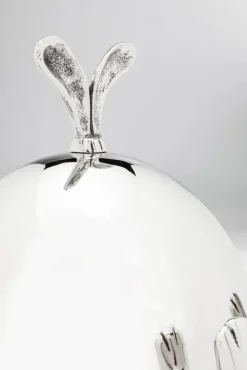 KARE Design Keittiö Ja Astiat|Jalalliset Koriste-Esineet*Bunny Pupu Kakkukupu, Tarjotin Kuvulla, Hopea