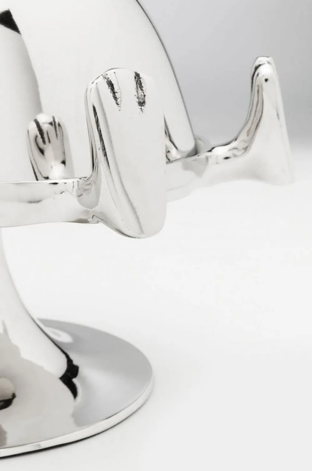 KARE Design Keittiö Ja Astiat|Jalalliset Koriste-Esineet*Bunny Pupu Kakkukupu, Tarjotin Kuvulla, Hopea