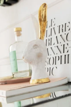 KARE Design Koriste-Esineet*Bunny Pupu Koriste-esine Kulta 30cm