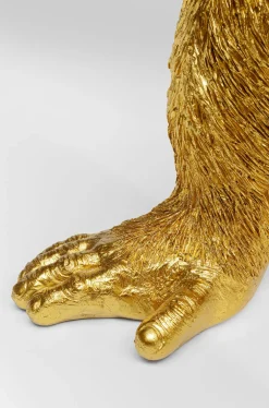 KARE Design Koriste-Esineet*Butler Playing Chimp Simpanssi Koriste-esine Kulta 52cm