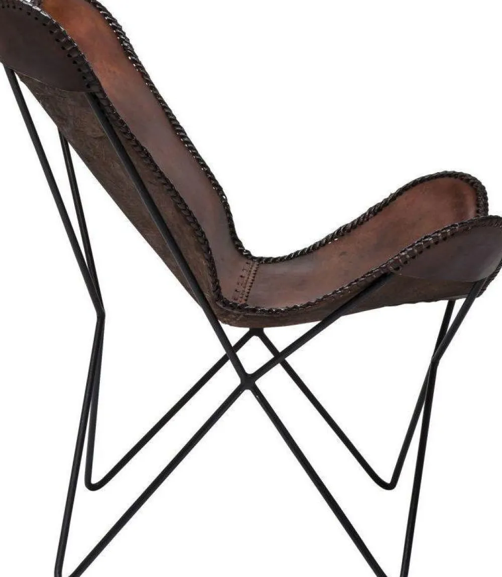 KARE Design Olohuone|Nojatuolit*Butterfly Econo Nojatuoli, Ruskea