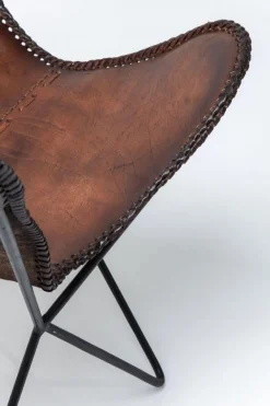 KARE Design Olohuone|Nojatuolit*Butterfly Econo Nojatuoli, Ruskea