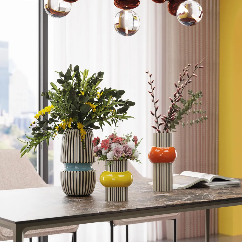 KARE Design Maljakot|Olohuone*Calabria Maljakko Keltainen 16 Cm