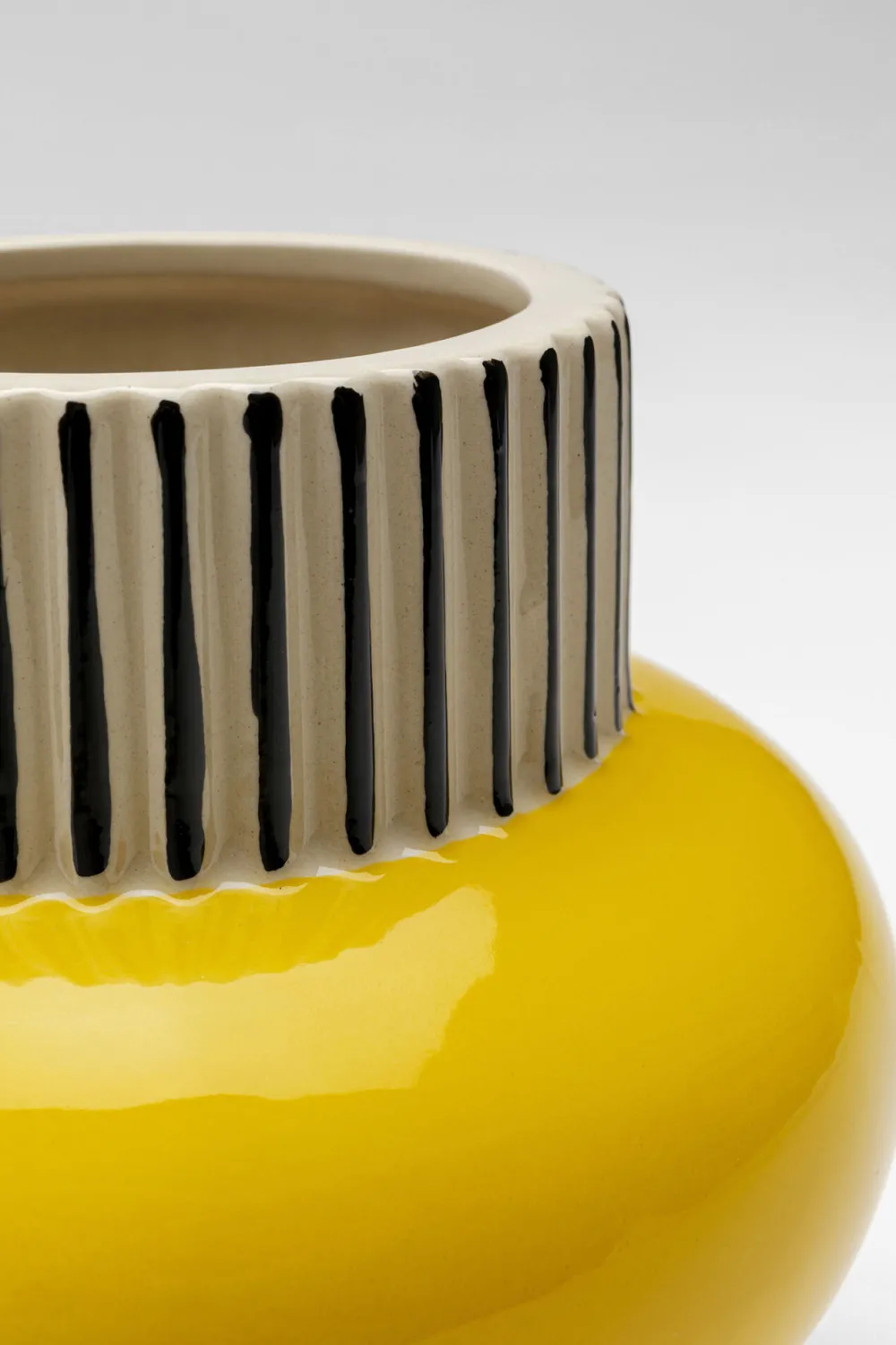 KARE Design Maljakot|Olohuone*Calabria Maljakko Keltainen 16 Cm