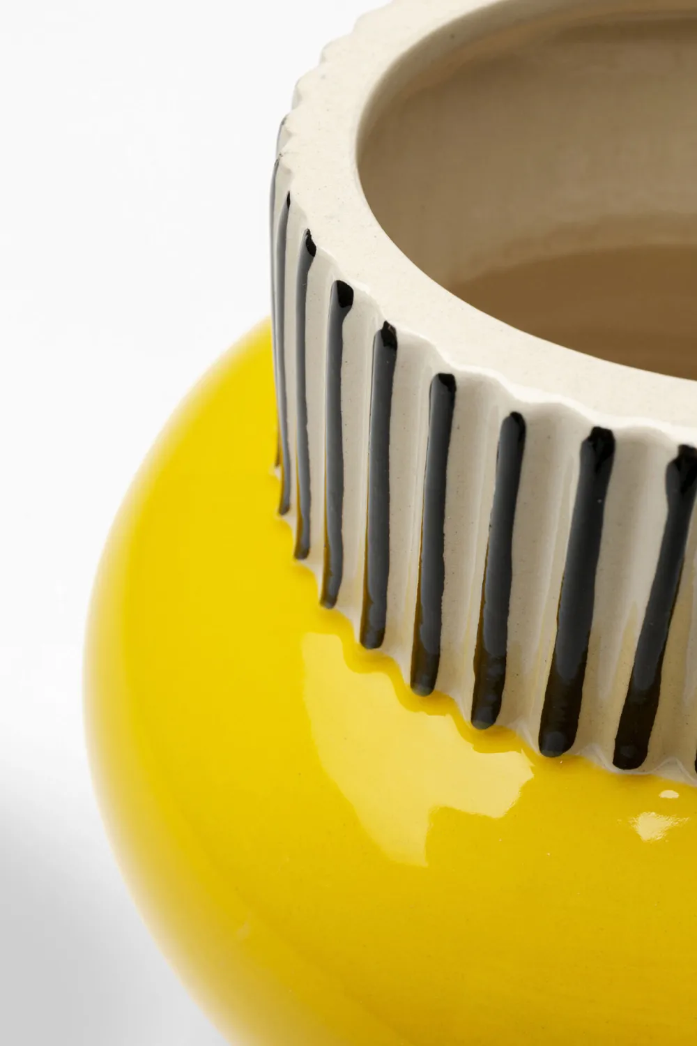 KARE Design Maljakot|Olohuone*Calabria Maljakko Keltainen 16 Cm