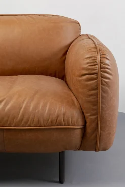 KARE Design Sohvat*Calgary Sohva, Nahkaa Vaalean Ruskea 228cm