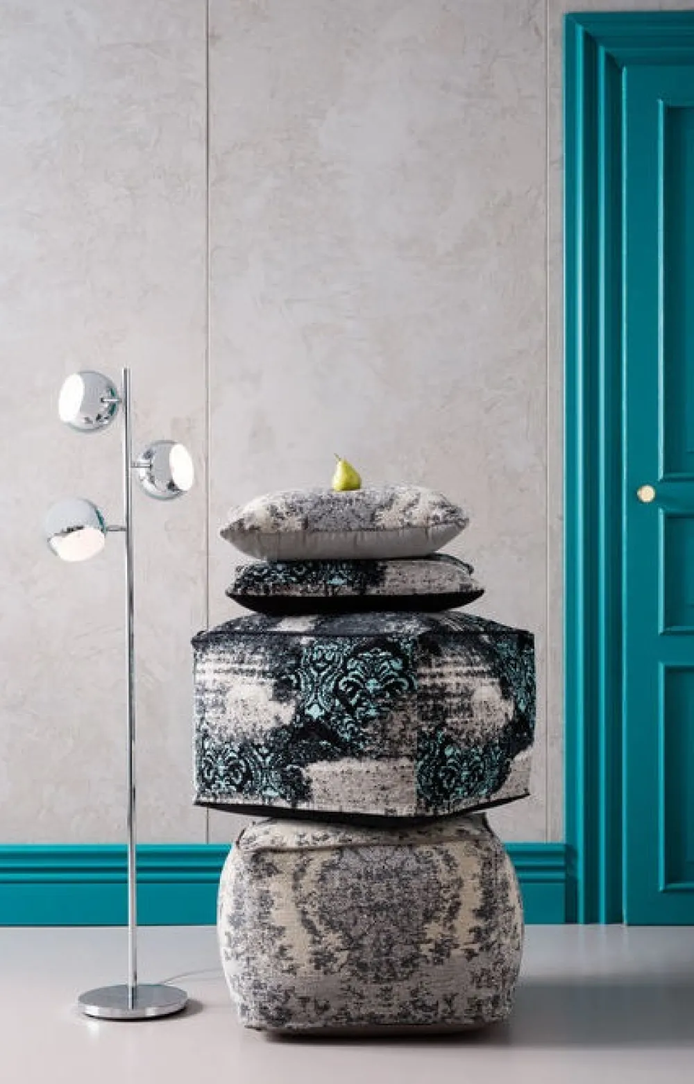 KARE Design Lattiavalaisimet*Calotta Lattiavalaisin Kromi