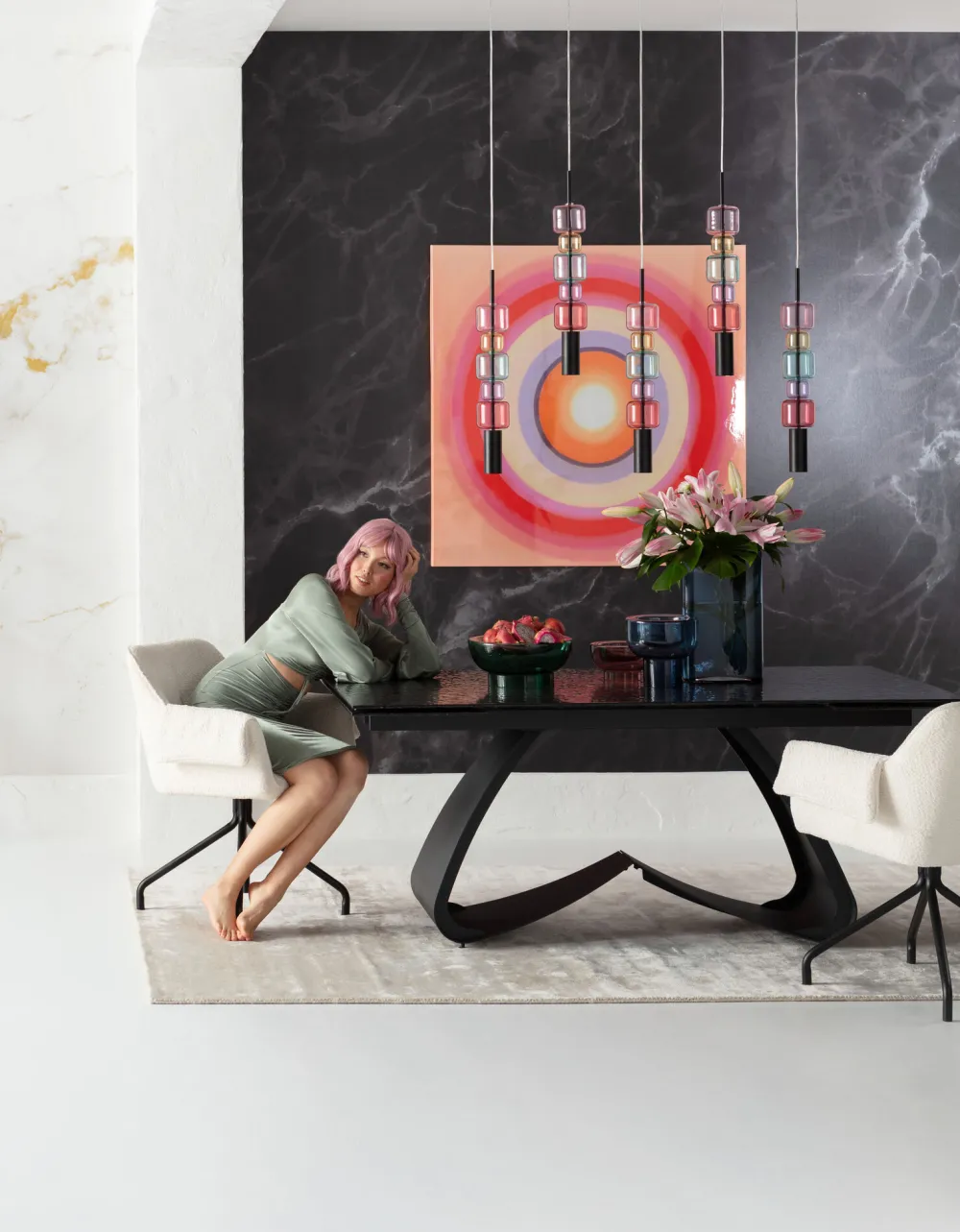 KARE Design Riippuvalaisimet*Candy Bar Colore Riippuvalaisin 100 Cm