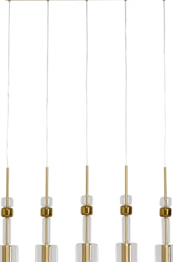 KARE Design Riippuvalaisimet*Candy Bar Riippuvalaisin Kulta 103cm