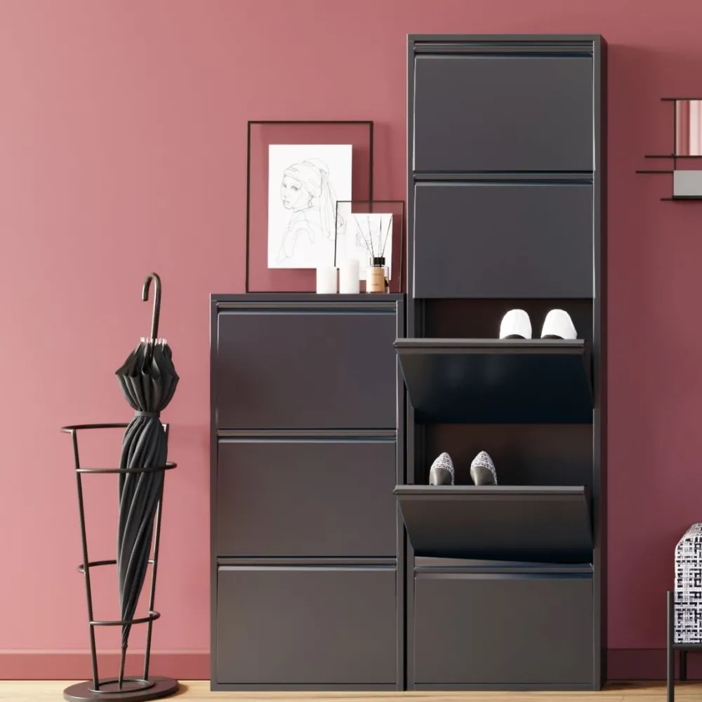 KARE Design Kenkäkaapit*Caruso 5 Kenkäkaappi, Antrasiitti