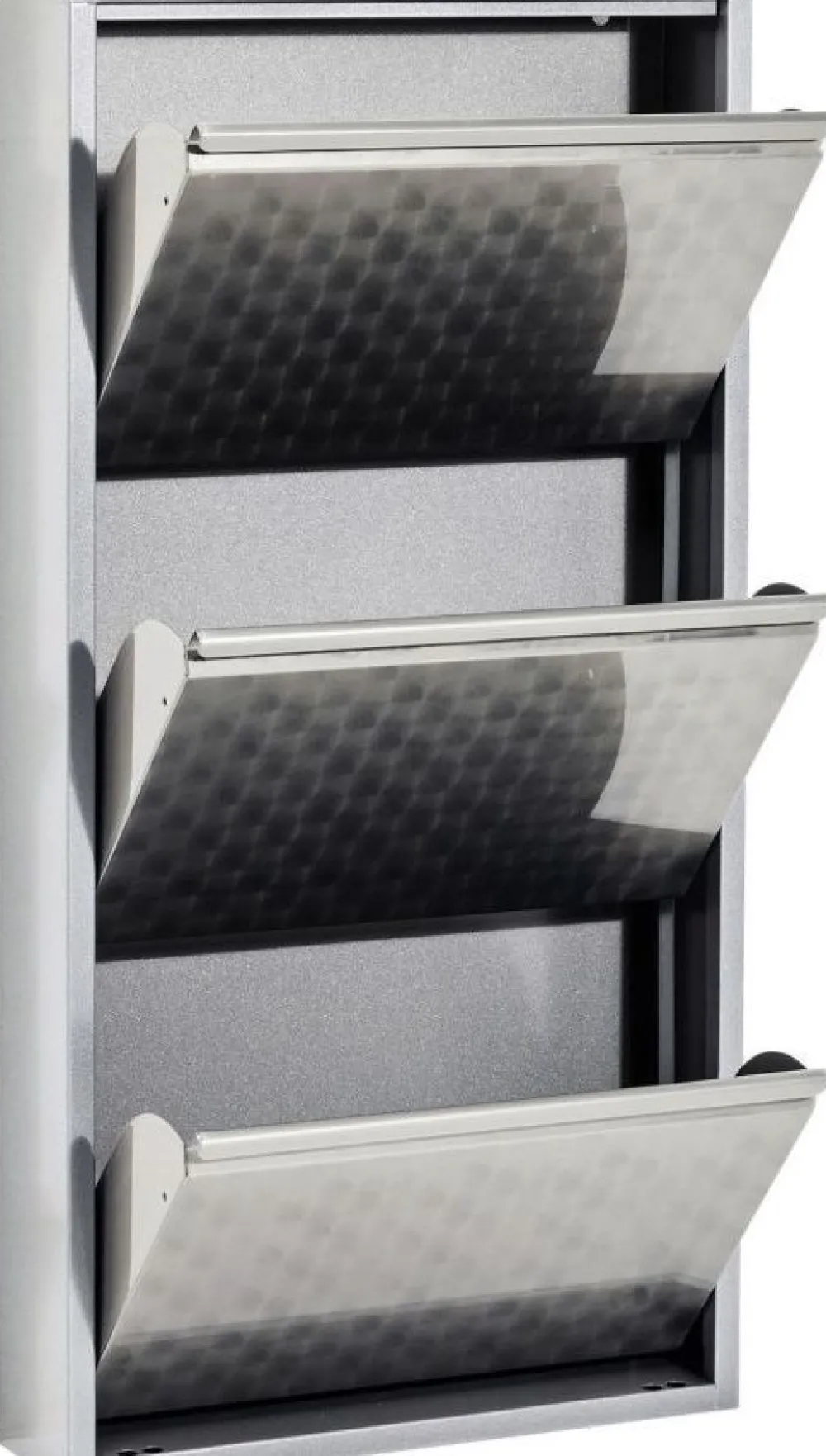 KARE Design Kenkäkaapit*Caruso 3 Kenkäkaappi, Harjattu Metalli (MO)