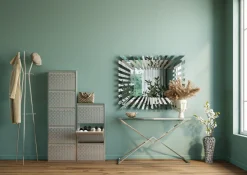 KARE Design Kenkäkaapit*Caruso 3 Kenkäkaappi, Harjattu Metalli (MO)