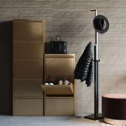 KARE Design Kenkäkaapit*Caruso 5 Kenkäkaappi, Pronssi