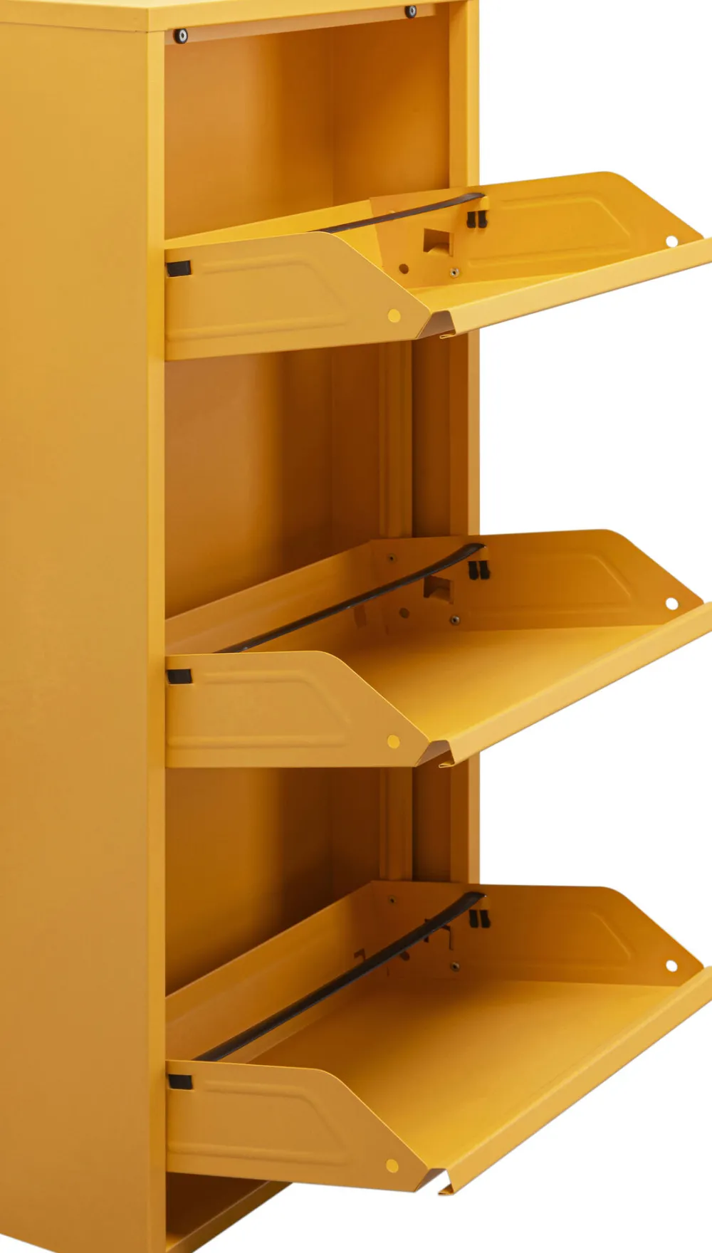 KARE Design Kenkäkaapit*Caruso Kenkäkaappi Keltainen 3 Lokeroa