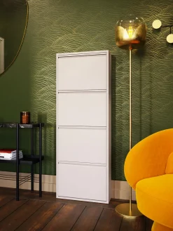 KARE Design Kenkäkaapit*Caruso Kenkäkaappi Kermanvärinen 4 Lokeroa