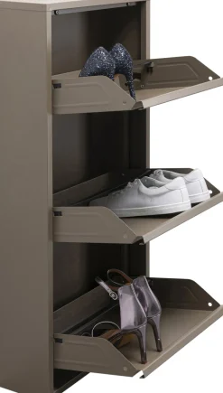 KARE Design Kenkäkaapit*Caruso Kenkäkaappi Taupe 3 Lokeroa