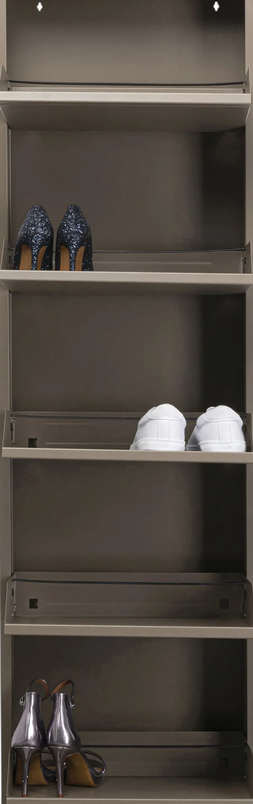 KARE Design Kenkäkaapit*Caruso Kenkäkaappi Taupe 5 Lokeroa