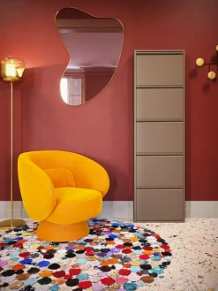 KARE Design Kenkäkaapit*Caruso Kenkäkaappi Taupe 5 Lokeroa