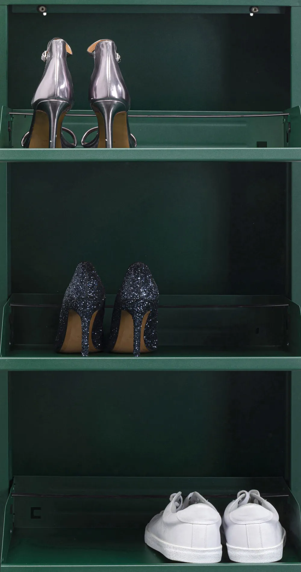 KARE Design Kenkäkaapit*Caruso Kenkäkaappi Vihreä 3 Lokeroa