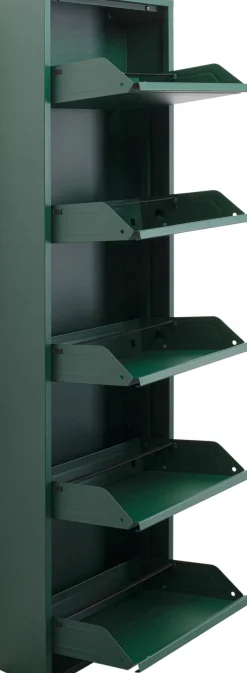 KARE Design Kenkäkaapit*Caruso Kenkäkaappi Vihreä 5 Lokeroa