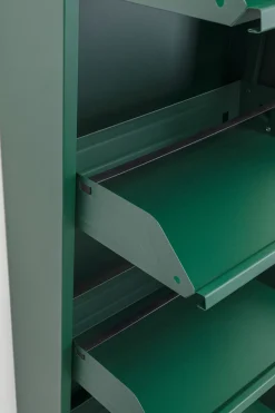 KARE Design Kenkäkaapit*Caruso Kenkäkaappi Vihreä 5 Lokeroa