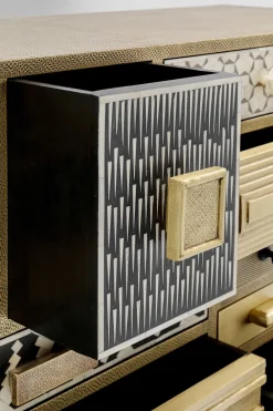 KARE Design Senkit|Olohuone*Chalet Korkea Lipasto - Kulta 13 Laatikkoa