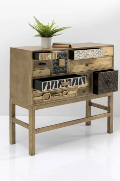 KARE Design Senkit|Olohuone*Chalet Korkea Lipasto - Kulta 13 Laatikkoa