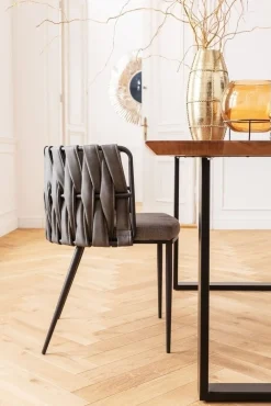 KARE Design Tuolit*Cheerio Tuoli Käsinojilla, Harmaa (sis. Tyynyn)