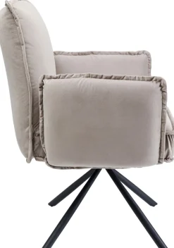 KARE Design Tuolit*Chelsea Tuoli Käsinojilla, Harmaa